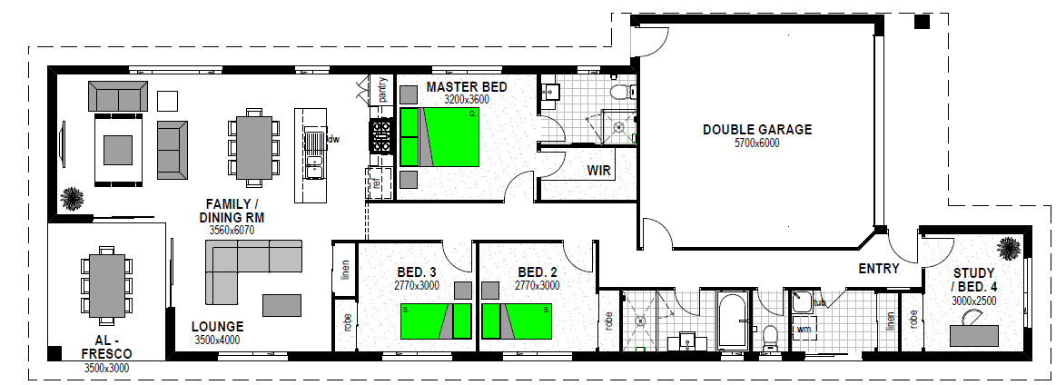 Willow 180 Classic Floor Plan (Low Res) Davidsons At Belivah